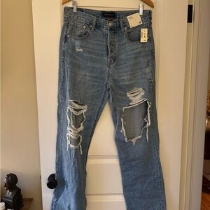 Aeropostale Distressed Blue Denim Jeans